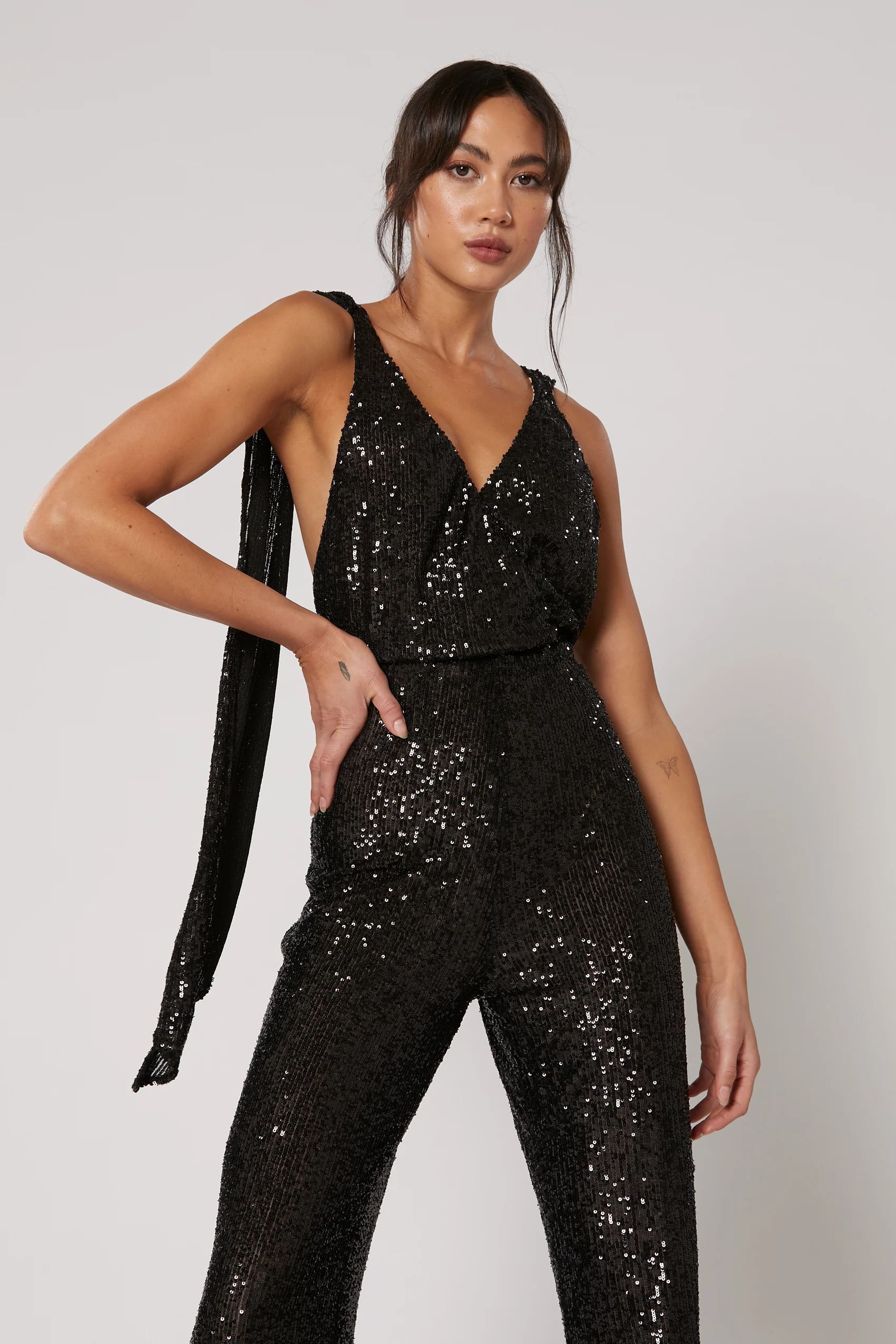 Amara Jumpsuit - Black - Image 3