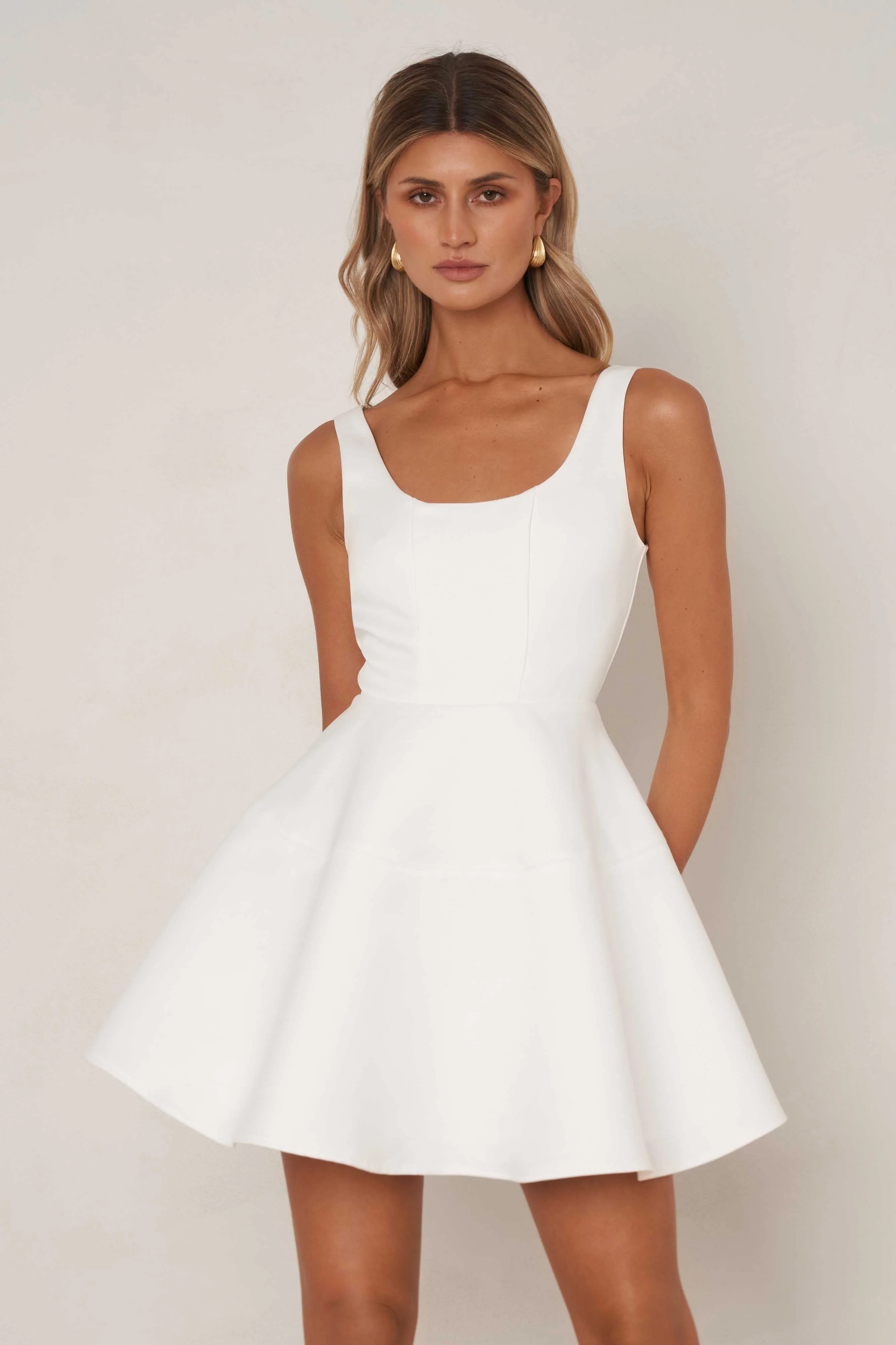 Basile Dress-White - Image 3