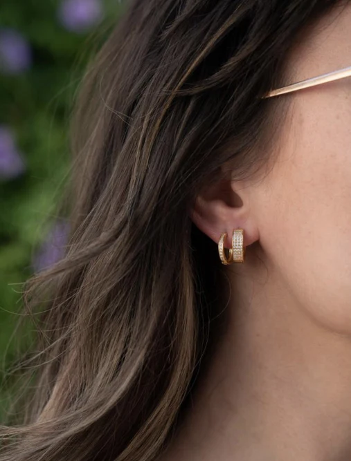 Bold Huggie Hoops