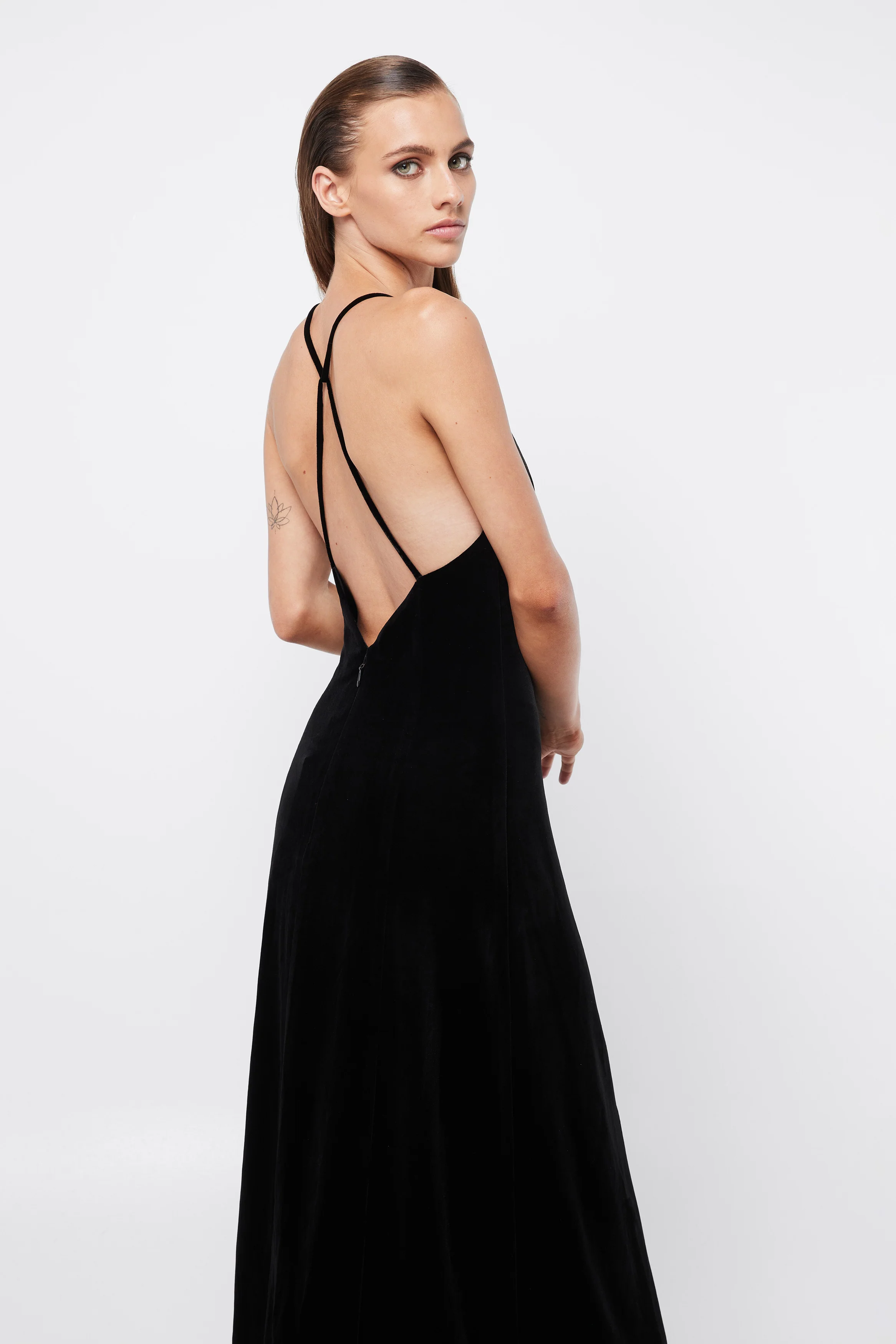 Eulalie Maxi Velvet Dress - Image 7