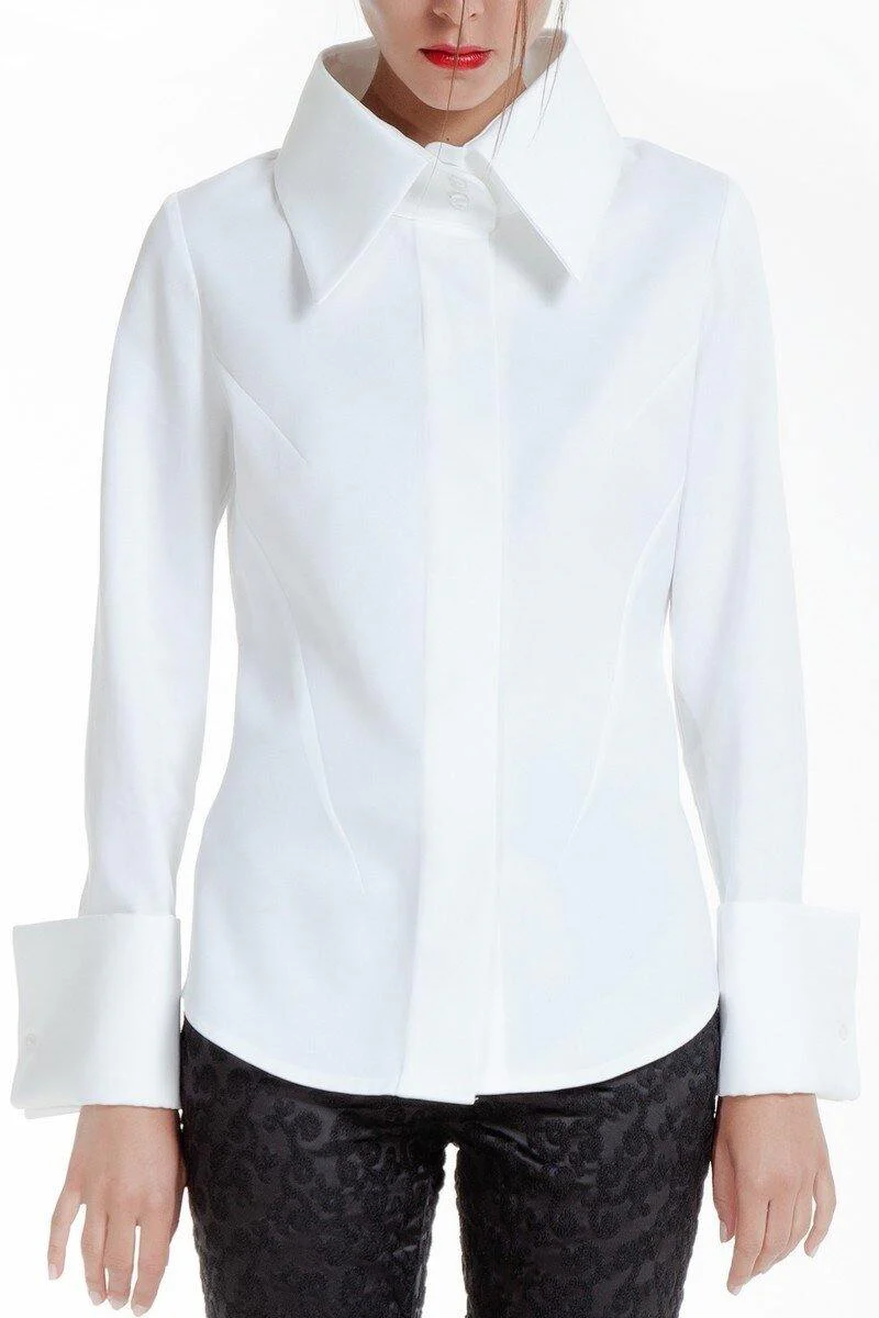 French Cuff Blouse - Image 7