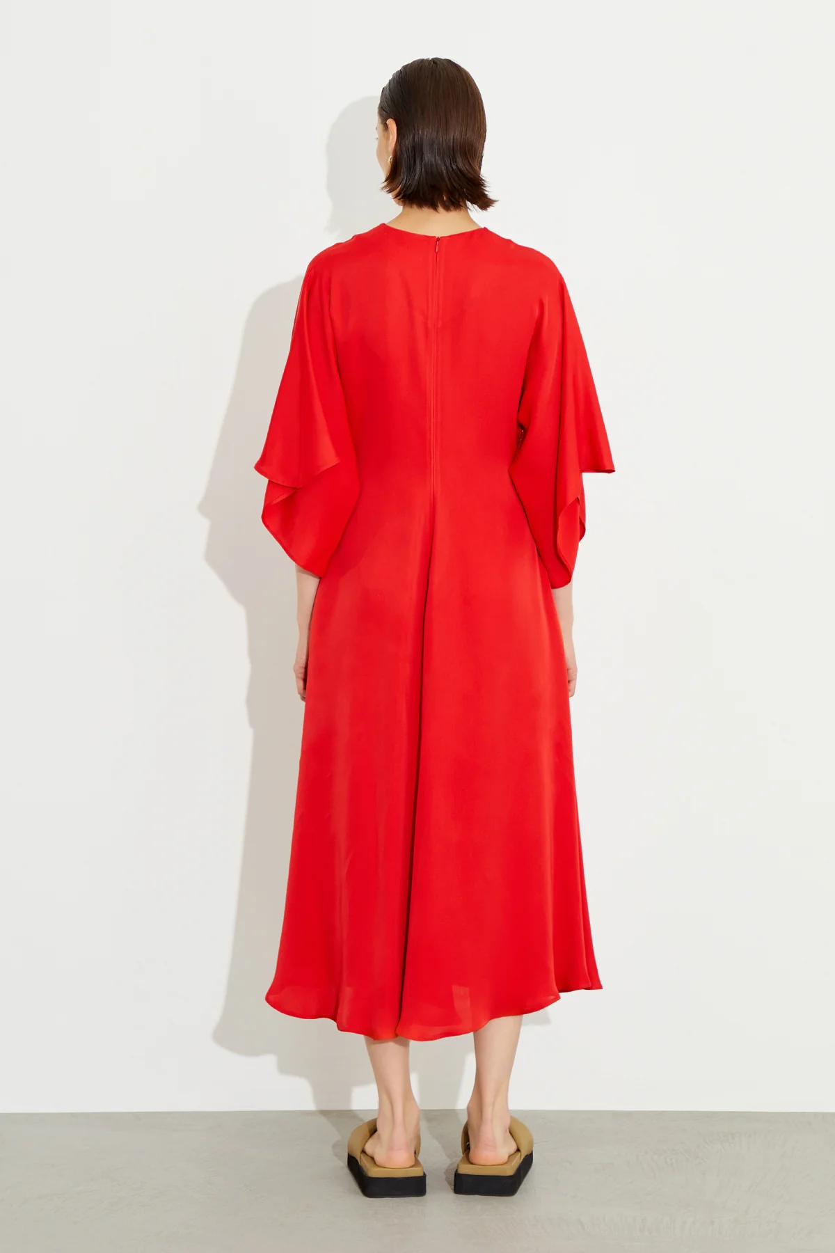 Loire Flared Dress Pink - Image 7