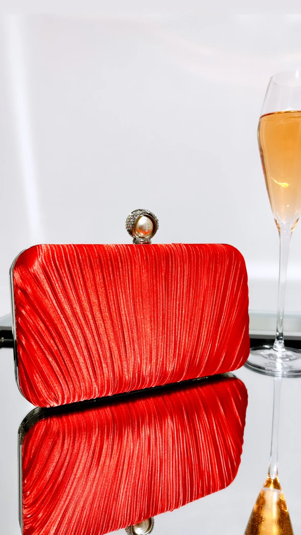 Red Evening Clutch - Image 3