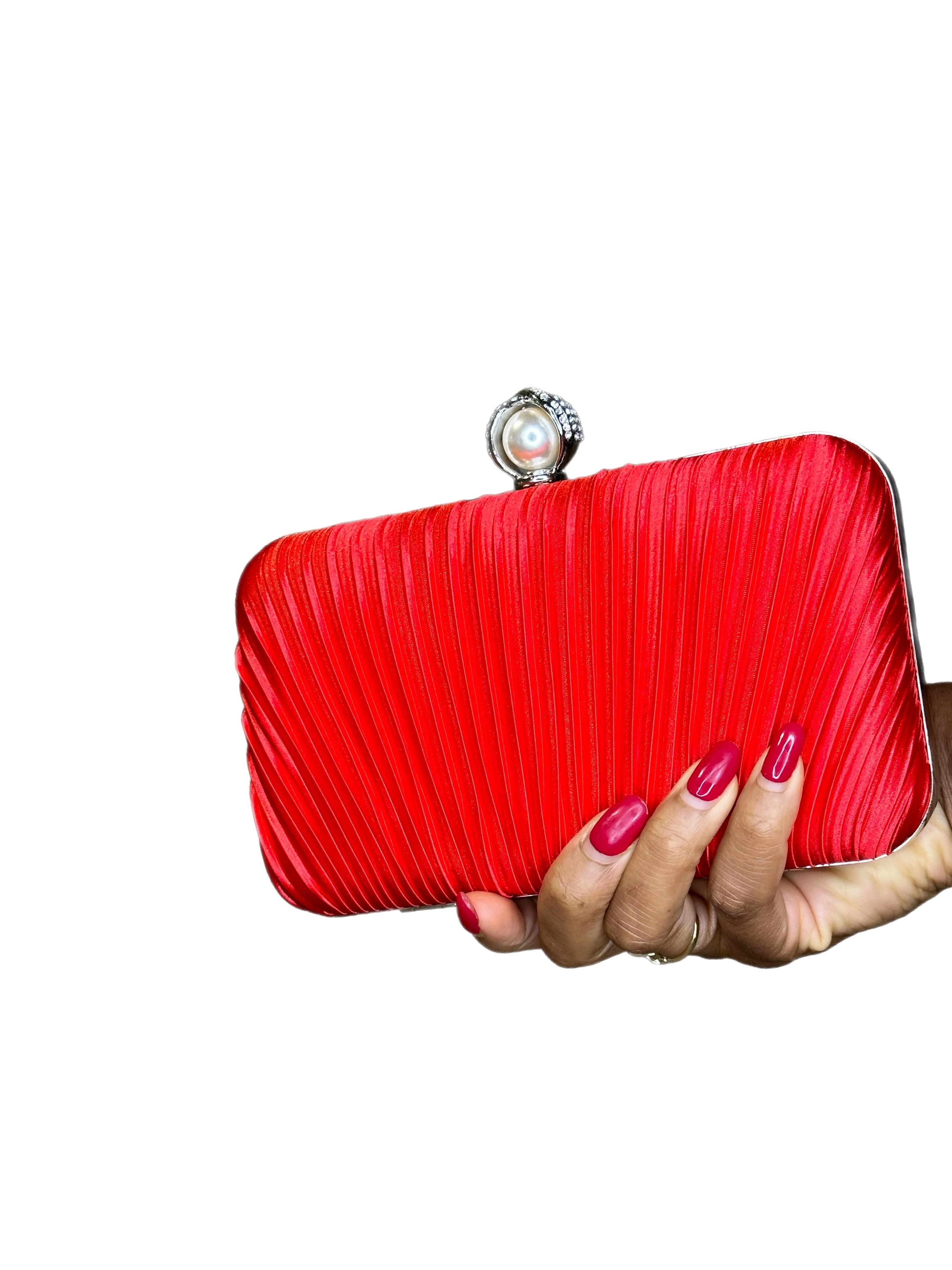 Red Evening Clutch - Image 4